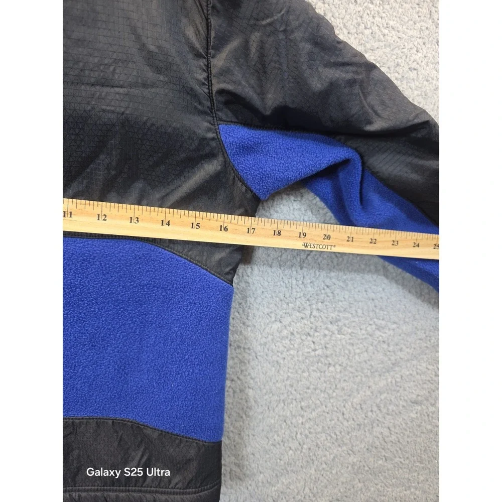 Columbia‎ Mock Turtleneck Zip-Front Fleece Jacket Royal Blue & Black Boy's 8